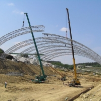 Hulladéklerakó térlefedés - Aszód